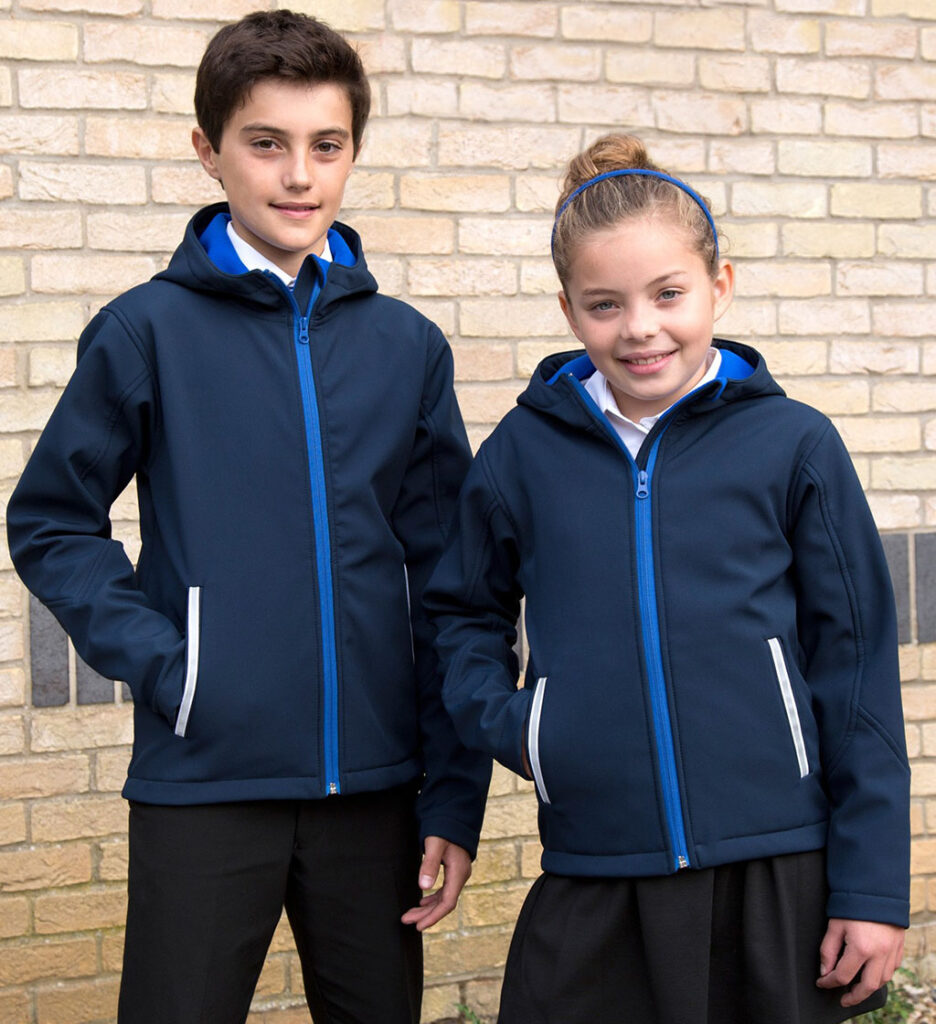 fineline24 — Neue Produkte Softshelljacke mit Kapuze Basic Kids