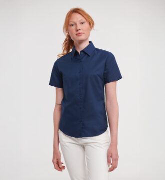 Bluse Basic, kurzarm ohne Brusttasche