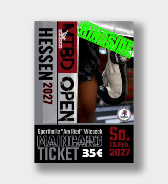 MTBD OPEN HESSEN 2027 – MAINCARD RINGSIDE