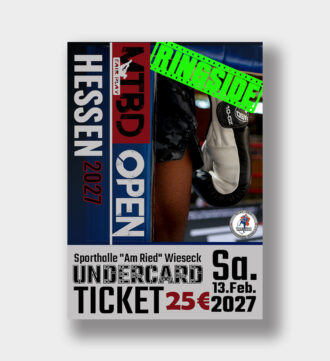 MTBD OPEN HESSEN 2027 – UNDERCARD RINGSIDE